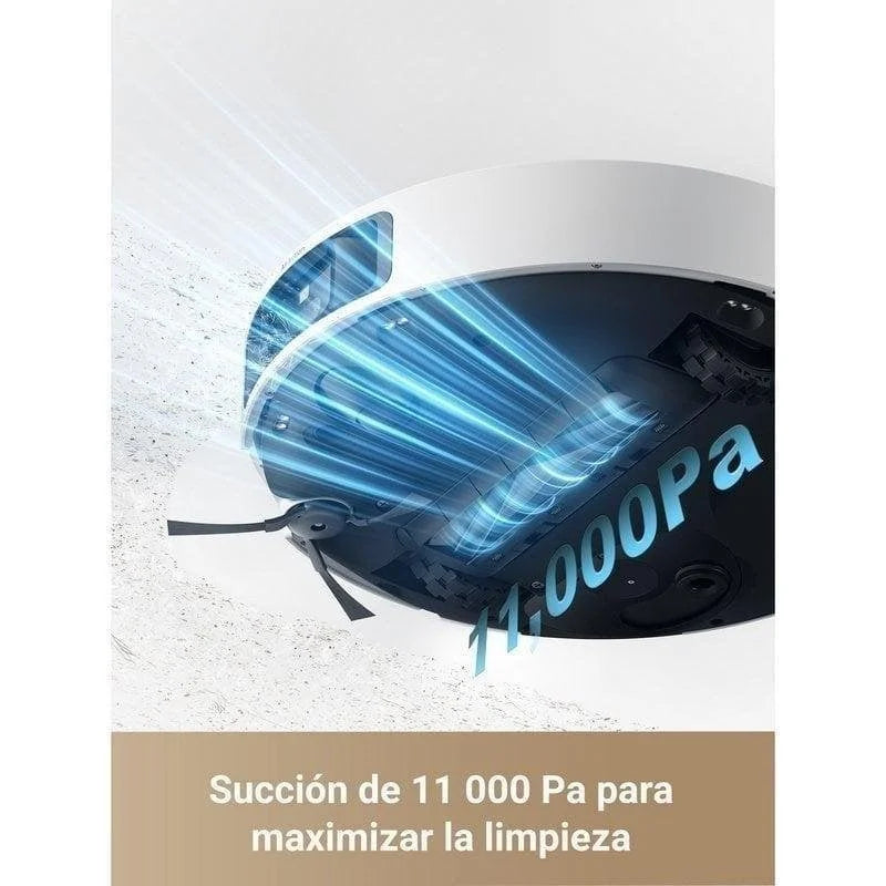 Dreame L40 Ultra Roboterstaubsauger und Wischroboter mit automatischer Entleerung Weiß/Gold