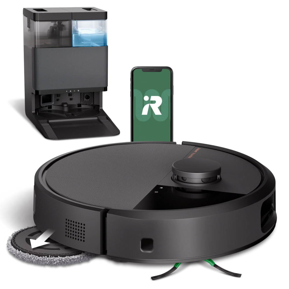 Robot Roomba® Plus 505 Combo mit AutoWash™-Station - Schwarz